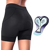 Witkey Padded Biker Shorts Women Cycling Shorts with 5D Gel Padding High Waisted Athletic Shorts Mountain and Road Bike