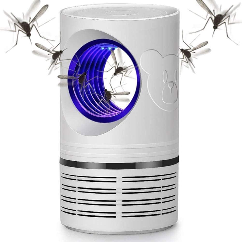 ROANZHR LED Insect Killer Anti Mosquito Lamp, Repeller Eliminator Catcher Mosquito Trap with Tablet Anti-Mosquito Tool No Noise for Home Living Room Bedroom