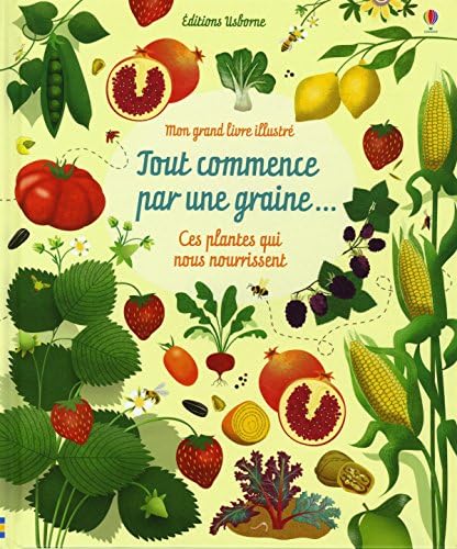 Tout commence par une graine... - Mon grand livre illustré (French Edition) (French) Hardcover – February 22, 2018