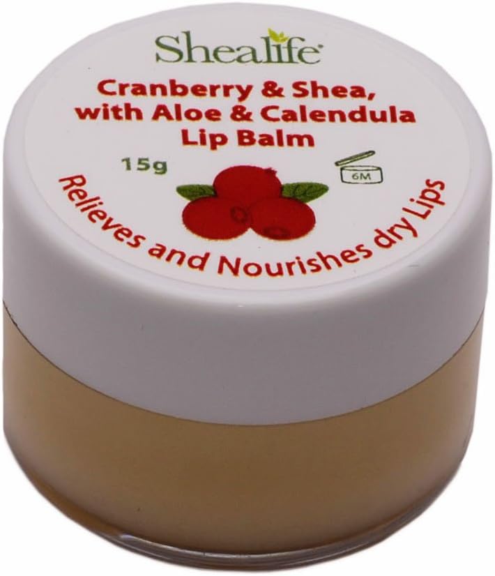 Shealife Cranberry Shea Aloe Calendula Lip Balm 15g