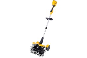 DEWALT 20V Battery Powered Sweeper Brush – High-Power Cleaning for Turf, Grass, Snow & Sidewalks (Tool Only)