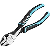 DURATECH 7" High Leverage Diagonal Cutters, Cr-Ni Wire Cutters, Side Cutters for Cutting Wire, Diagonal Cutting Pliers with Comfortable Grip