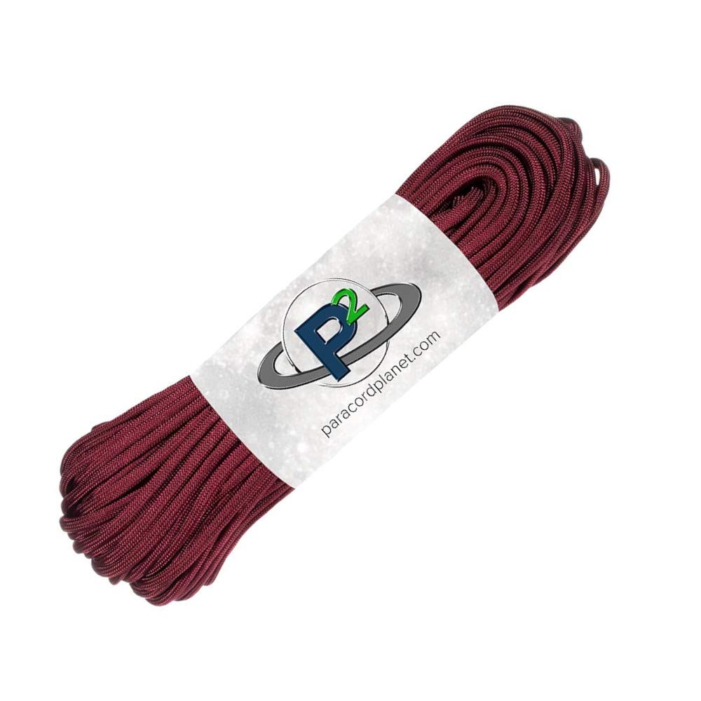 PARACORD PLANET 100 Feet Type III 550 Paracord Burgundy