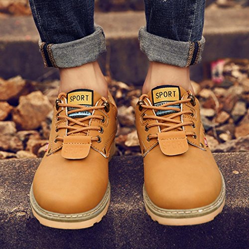 Fheaven Men Fashion Dr Martens Boots Casual Lace Up Leather Low