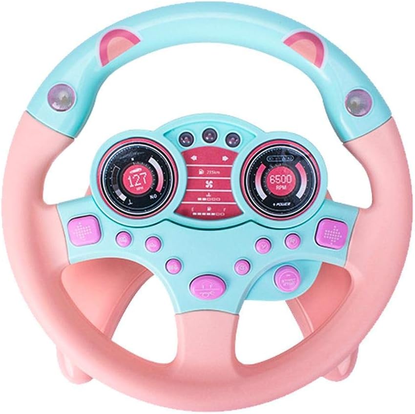 Simulated Driving Steering Wheel Toy, Fun Simulation Steering Wheel