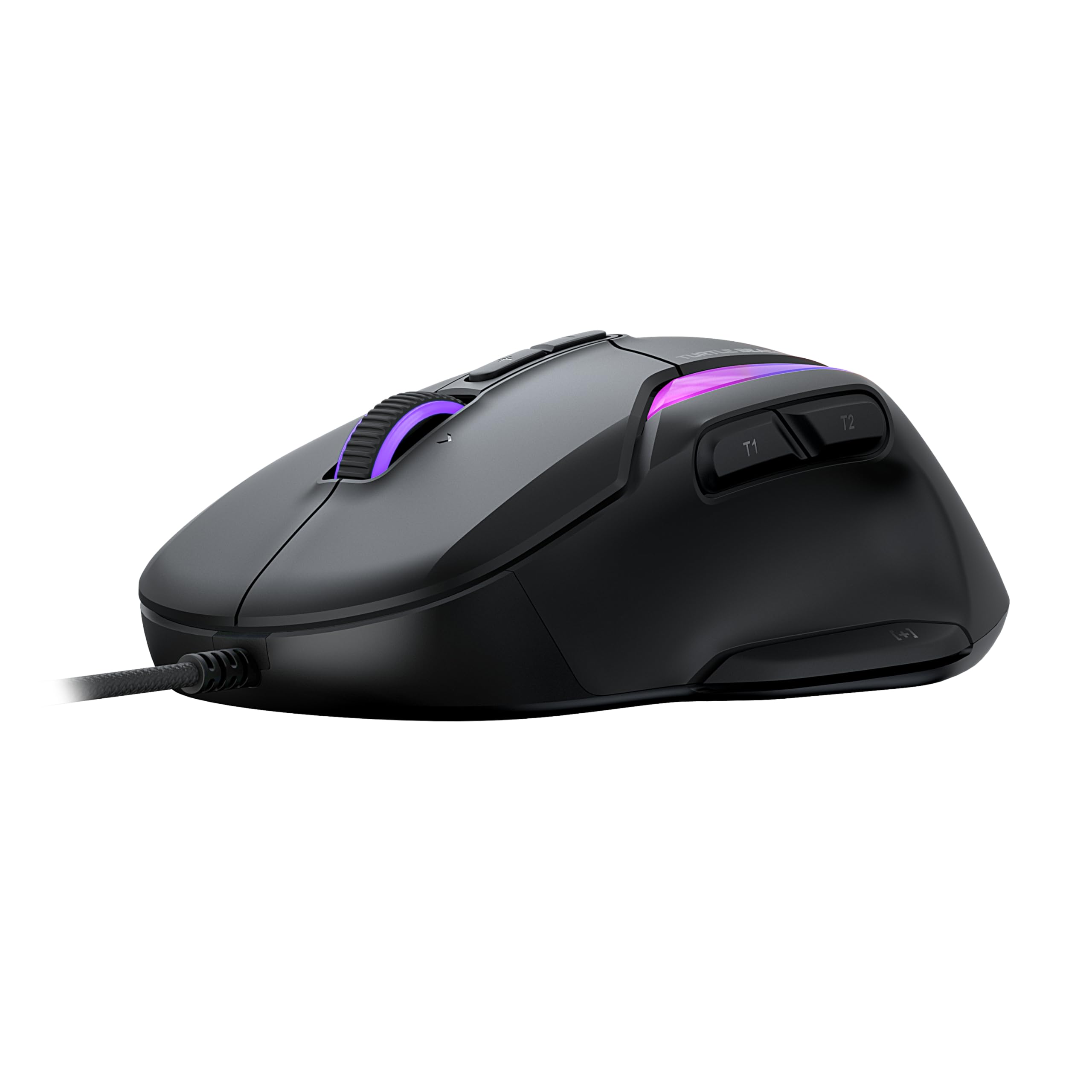Turtle Beach Kone II – Ergonomische RGB-Gaming-Maus, 26K DPI Optischer Sensor, optische Schalter mit 100 Mio. klick-Lebensdauer, 23 programmierbare Funktionen, 4D-Scroll-Rad, Schwarz 8