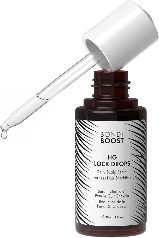 BondiBoost HG Lock Drops Daily Hair Serum for Women – Non-Greasy, Reduces Hair Thinning, Stimulates Scalp, Supports Thicker F