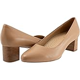 Trotters Women's Loafer/Slipon Pump, Nude/Natural, 8.5 Narrow