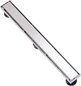 VEVOR 610mm Linear Shower Drain Tile Insert Brushed 304 Stainless Steel view 4
