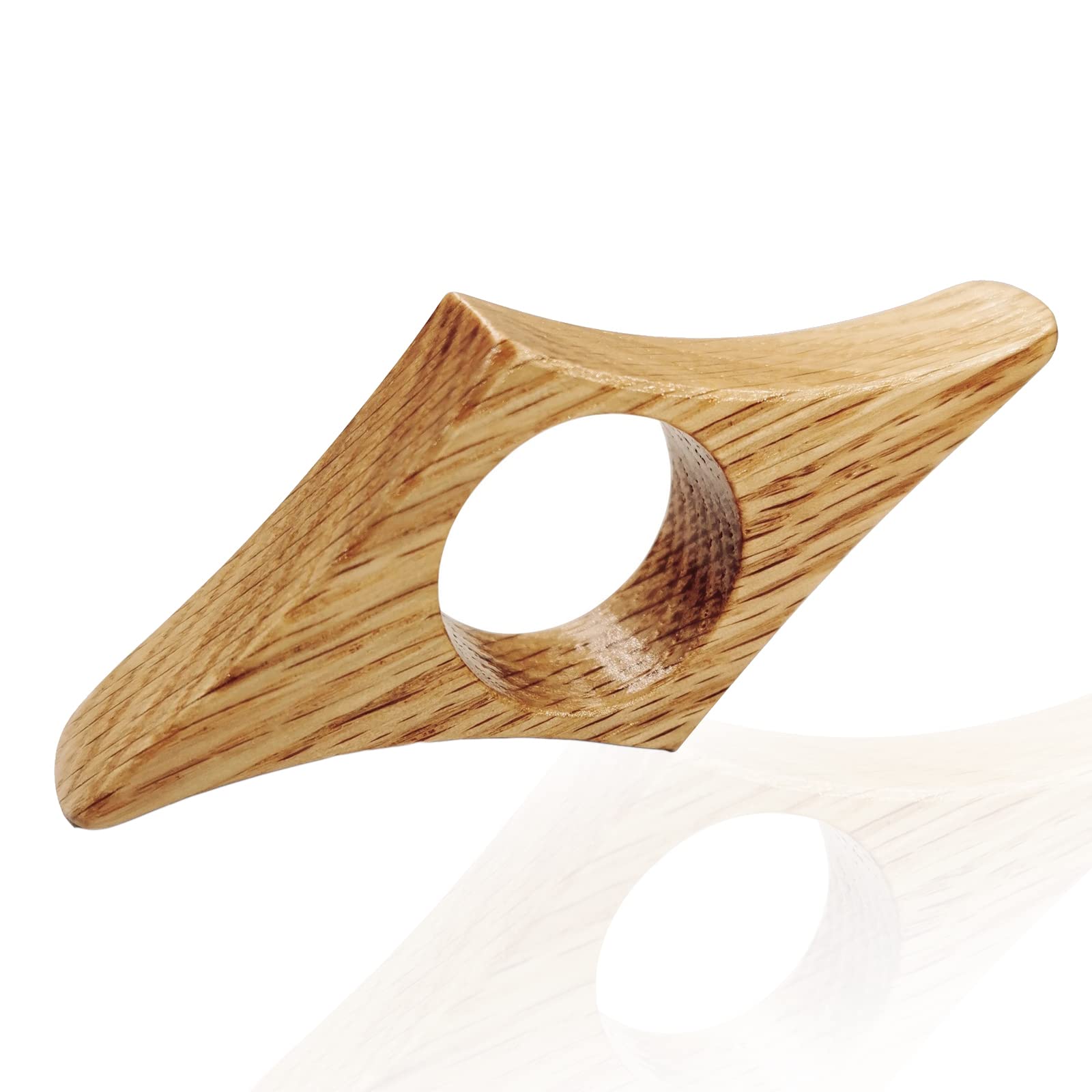 Book Page Holder, Thumb Reading Bookmark Wooden Thumb Page Holder Reading Accessories Cool Unusual Book Holder Bookmark Gift Box for Reading Fan Book Lovers Wood Color