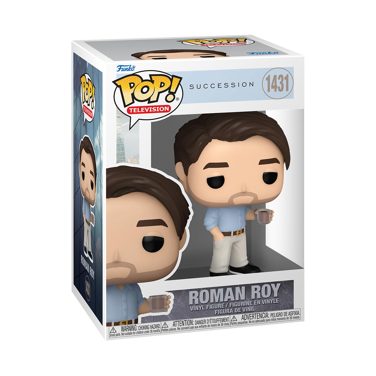 Funko POP! TV: Succession - Roman Roy - Collectable Vinyl Figure - Gift Idea - Official Merchandise - Toys for Kids & Adults - TV Fans - Model Figure for Collectors and Display