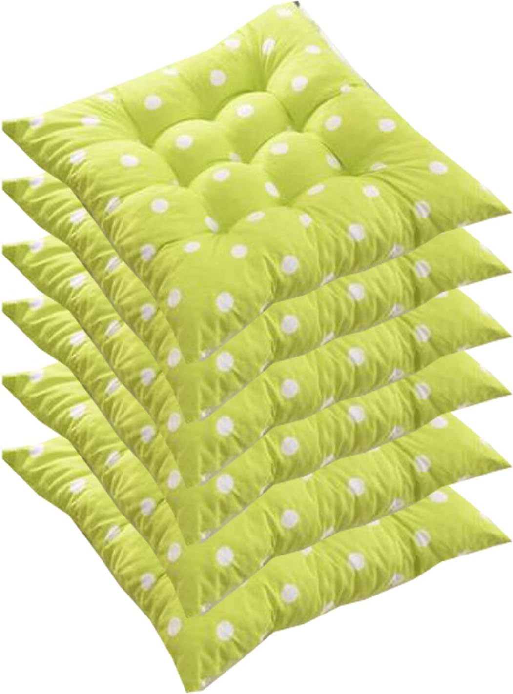 AGDLLYD 6 Padded Cushion Chair Seat Pads With Ties， Garden Kitchen