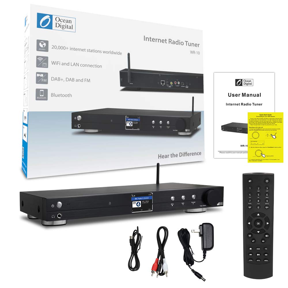 Ocean Digital WiFi Component Radio Tuner (430 mm) WR10 FM