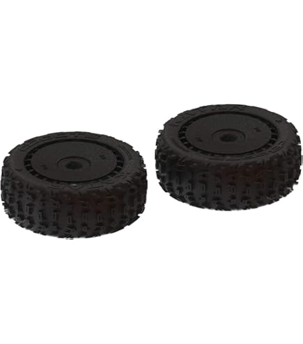 Amazon.com: ARRMA dBoots Exabyte Glued Tire Set, Black (2