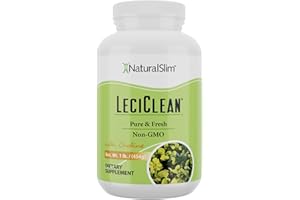 NaturalSlim Natural Soy Lecithin Granules with Choline - Pure & Fresh Granulated Lecithin Supplement for Cleansing & Cognitive Support - Non-GMO Food Grade - 1 Pound