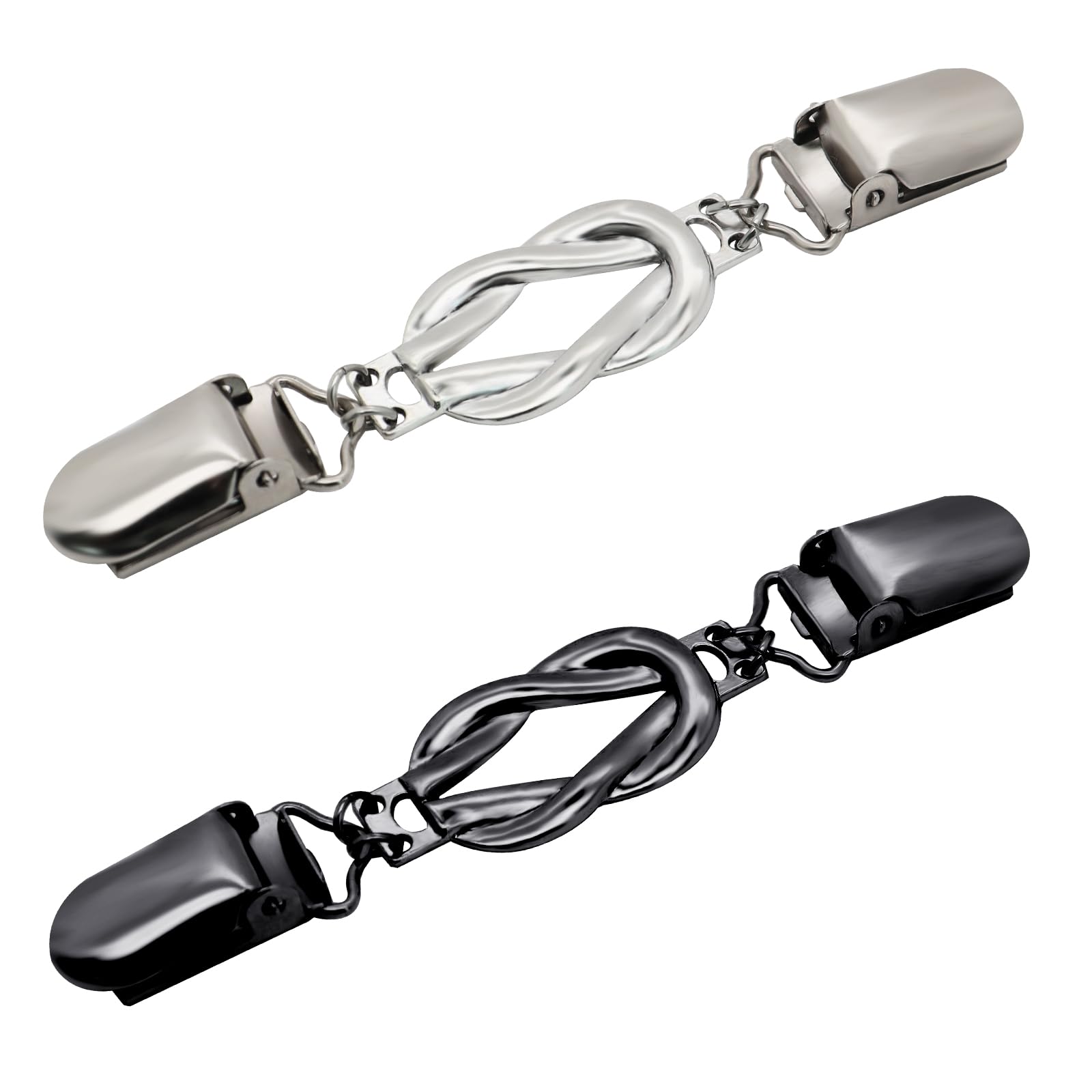 Photo 1 of Frutain 2 Pcs Vintage Waist Cincher & Shirt Clip Retro Dress Cinch Clips for Sweater,Shawl,Cardigan,Pant & More (Retro Knot)