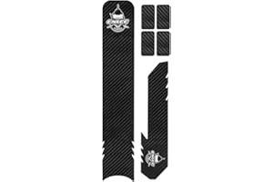 HOUSON Carbon-Look Frame Protector for Mountain & Road Bikes – Ultra-Thin, Waterproof Stickers with Chain Strip Protector