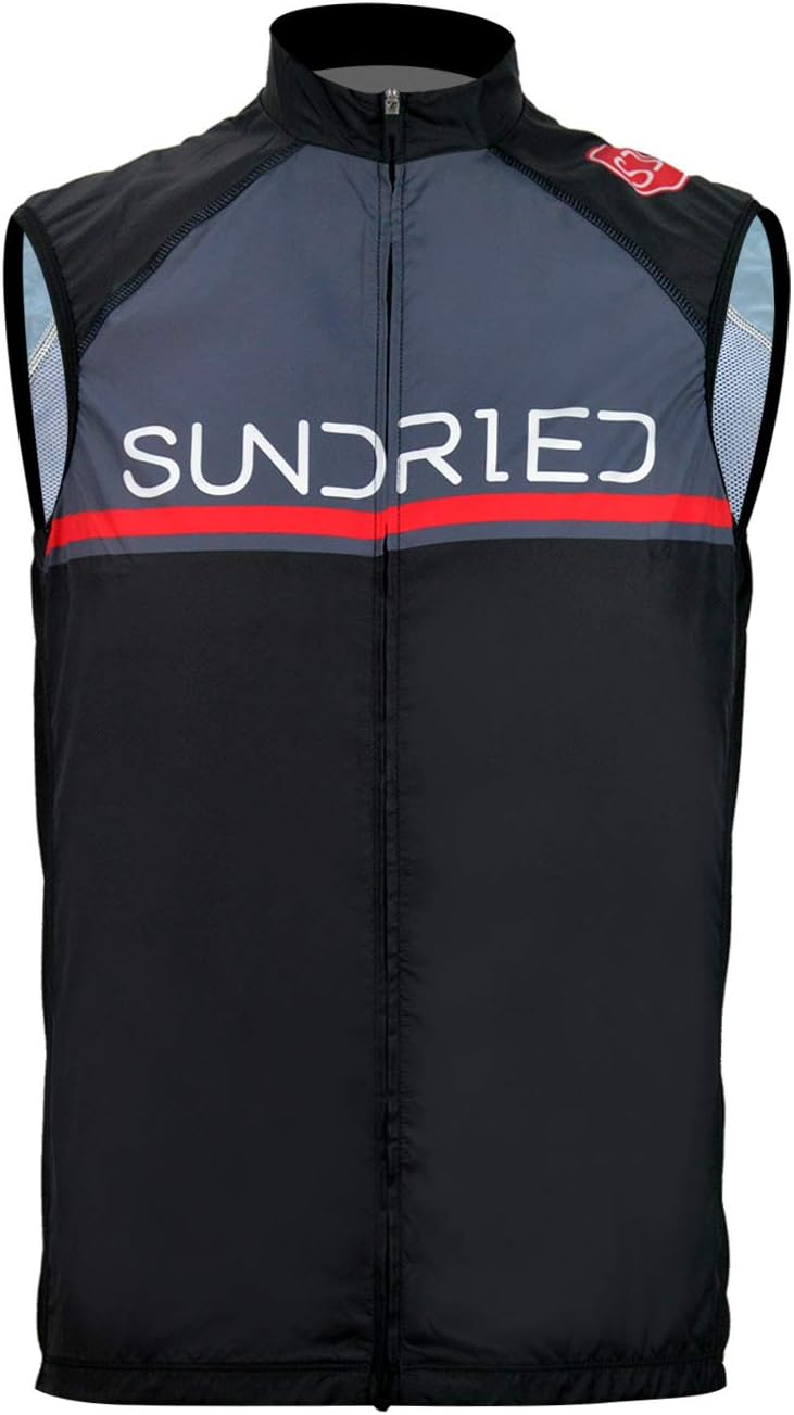 Sundried Pro Cycling Gilet Lightweight Waterproof Cycling Vest Sport Gilet for Cycling and