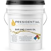 Presidential Premium All Season Bar and Chain Lubricant Oil - Prolong Equipment Life – Protect Metal Parts Against Corrosion and Rust – Made in USA (5 Gallon Pail)