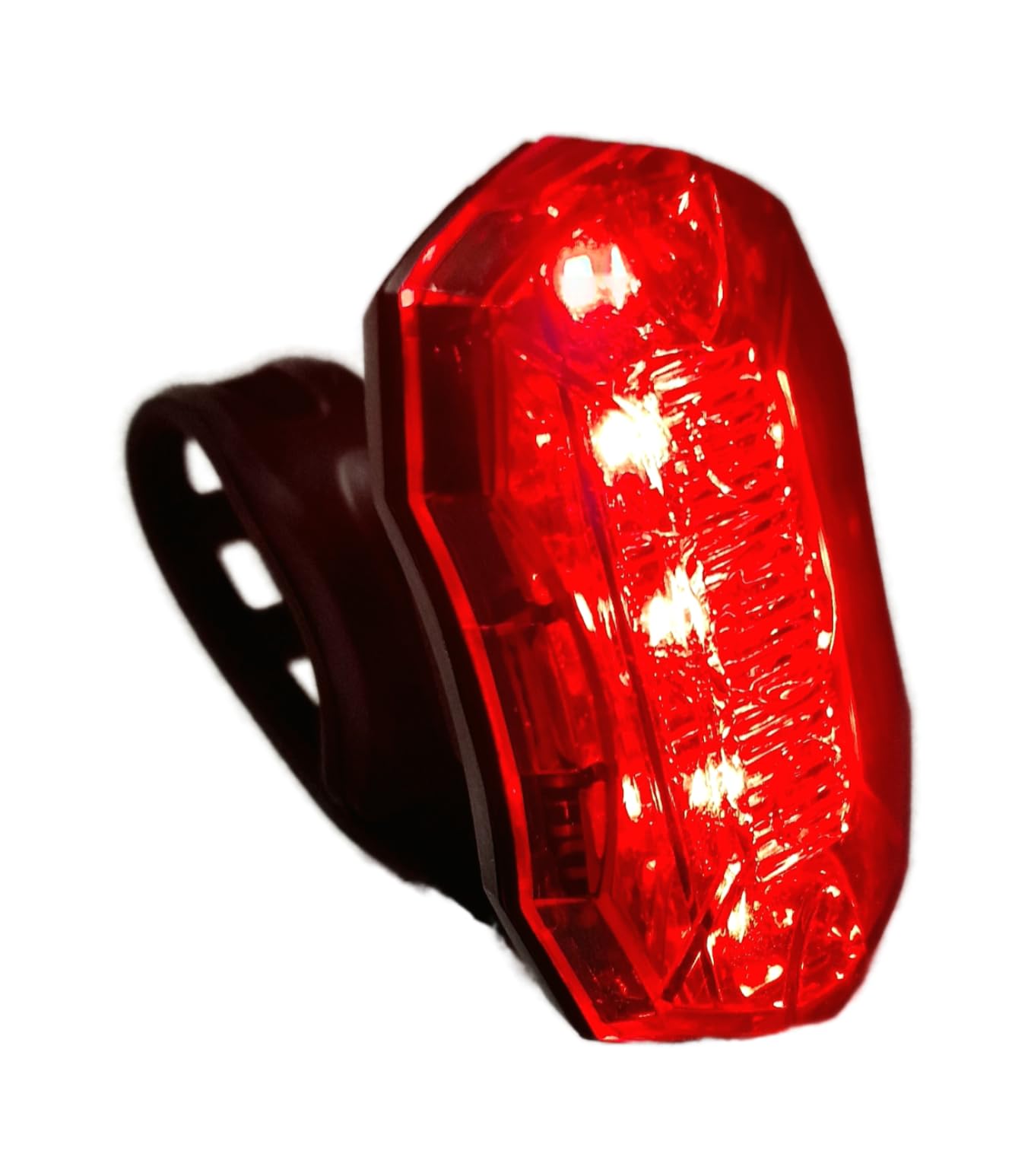 Awe® Rear Bike Light SuperBright 5 x Red SMD LEDs, Battery Bicycle Light Run Time Of 200 hrs+* Visibilty 1km+ Func: Strobe Chasing,Flashing,Constant: Inc: 2 x AAA Batts. Waterproof IPX4