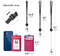 Leather Badge Holder and Adjustable Retractable