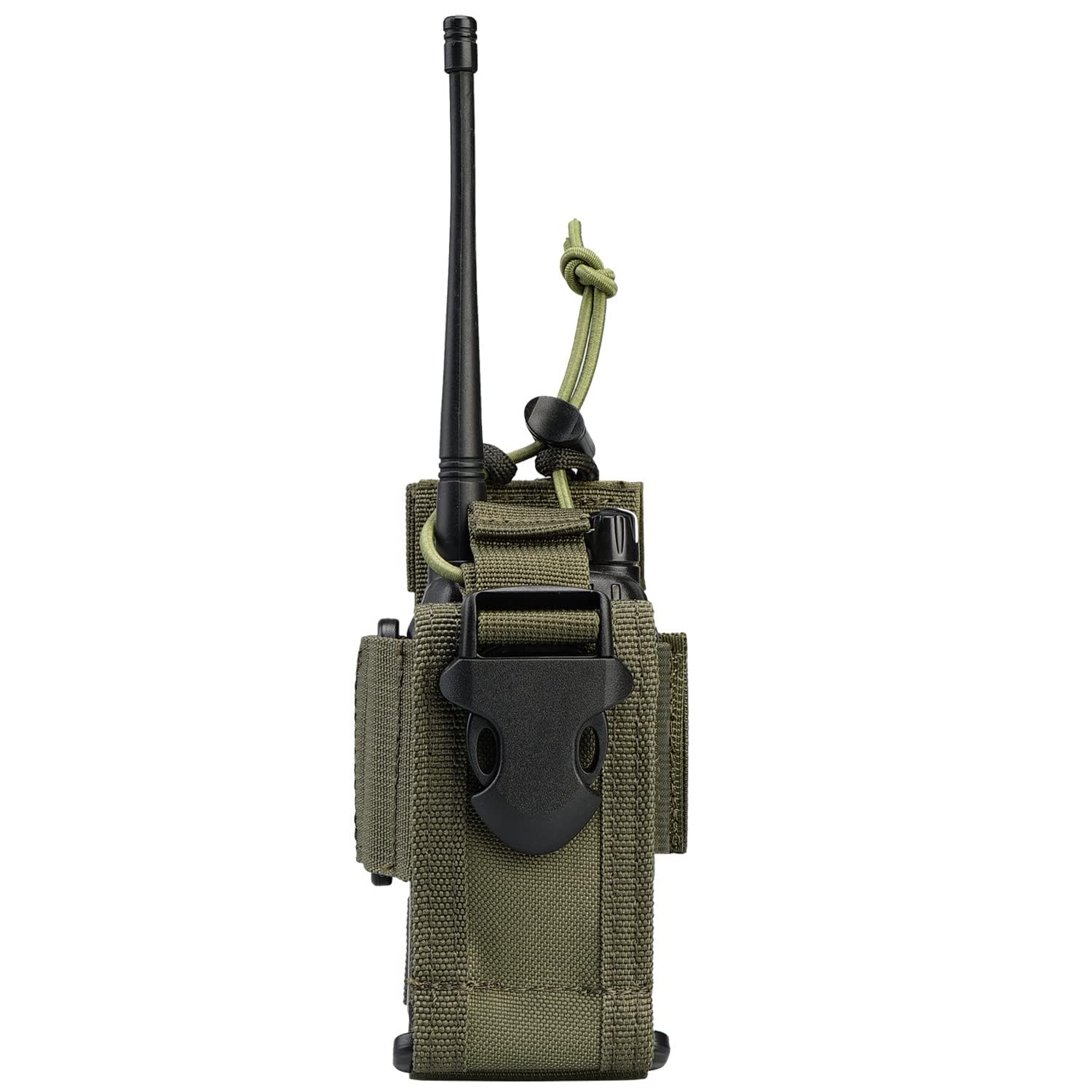 VIPERADE Walkie Talkie Bag - MOLLE Radio Holder, Adjustable Holster for Vest or Belt - Multifunctional Pouch - Green
