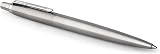 Parker Jotter Ballpoint Pen Stainless Steel Chrome Trim Medium Blue Ink view 2