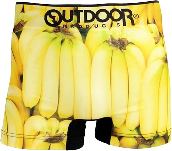 Amazon Op Ac11b138 L バナナ アウトドアプロダクツ Outdoor Products アウトドア パンツ ボクサーブリーフ アンダーウェア ブリーフ トランクス 下着 フルーツ バナナ イチゴ ボクサーパンツ メンズ Op Ac11b138 ボクサー 通販