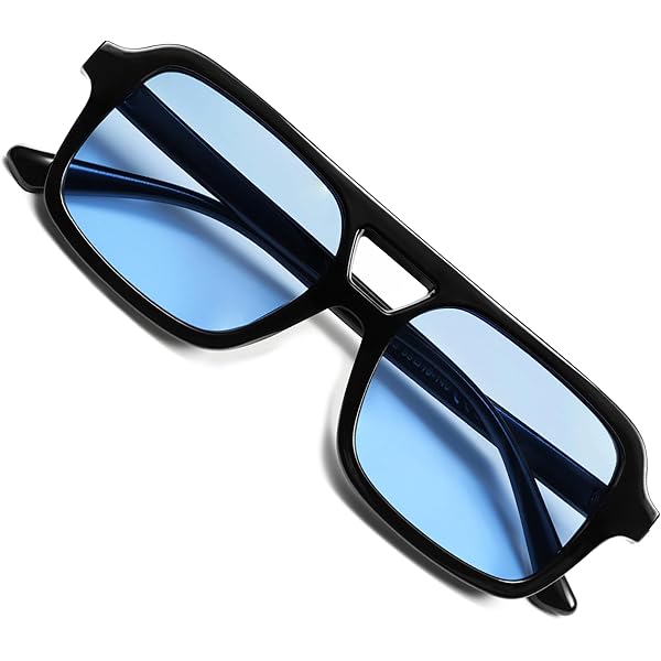 VANLINKER Retro Vintage 70s Square Aviator sunglasses for
