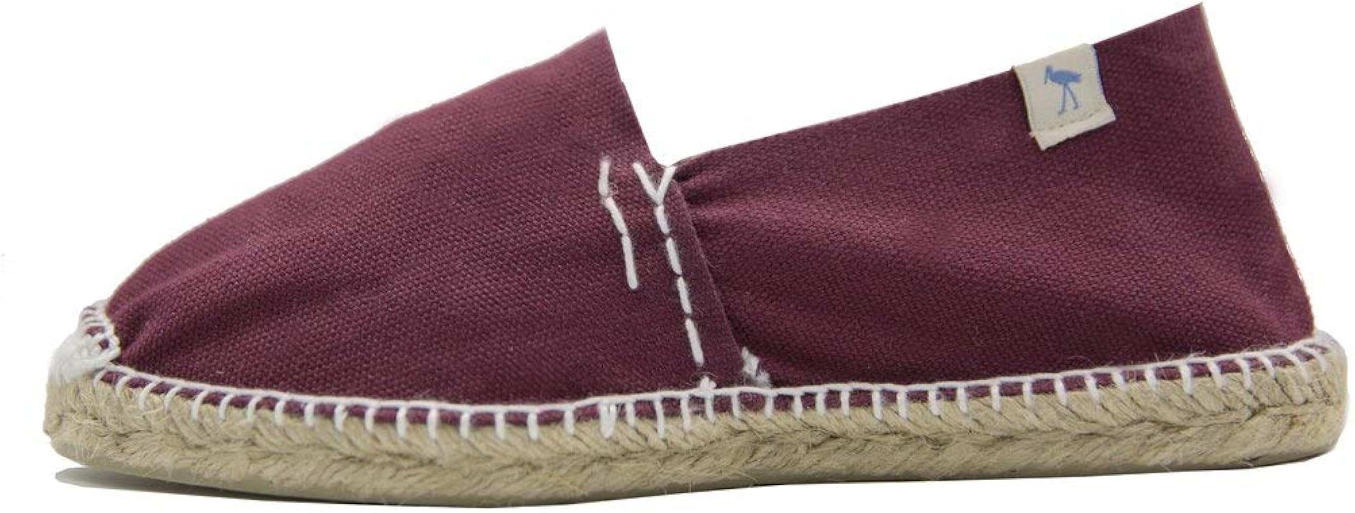 burgundy espadrilles