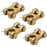 Mytee Products (4 Pack) 1/2" G70 Chain Double Clevis Mid Link Truck Trailer Tie Down Links Towing