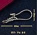 Dragon Horse Fob Solid Brass Wallet Chain Key ring Belt Hook Keychain Pendant Christmas Mens Gift 28x82 mm