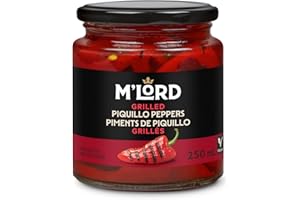 M'Lord Grilled Red Peppers, 250 ML