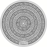 NICOLE DIARY Irregular Lines Nail Art Stamp Template Image Stamping Plate NDP-013