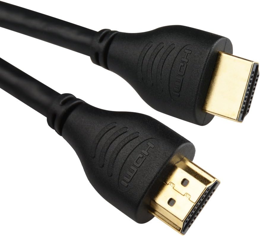 HD Club | HDMI Cable | 9.8ft (3m) Digital Audio/Video/Data Connectors, Black, Version 1.4, 19 Pin-to-19 Pin connectors