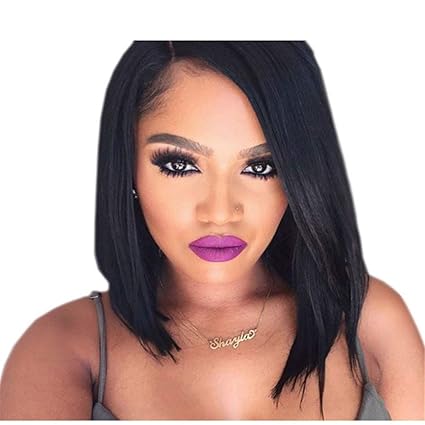 Buy Jys Apparel Short Black Straight Hair Wig Bob Style Wig