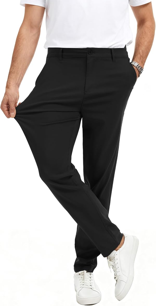 YYIDATON Herren Chinohose Stilvolle Slim Fit Super Stretch Hosen Angenehme Stoffhose Business & Freizeit Hose für Männer
