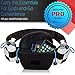 Fiber Road Hydration Running Belt with 2 BPA Free Bottles Waterproof Premium Neoprene Fitness Waist Pouch for Men, Women & Kids | Adjustable Fanny Pack for Sports & Outdoors | Wristband Include