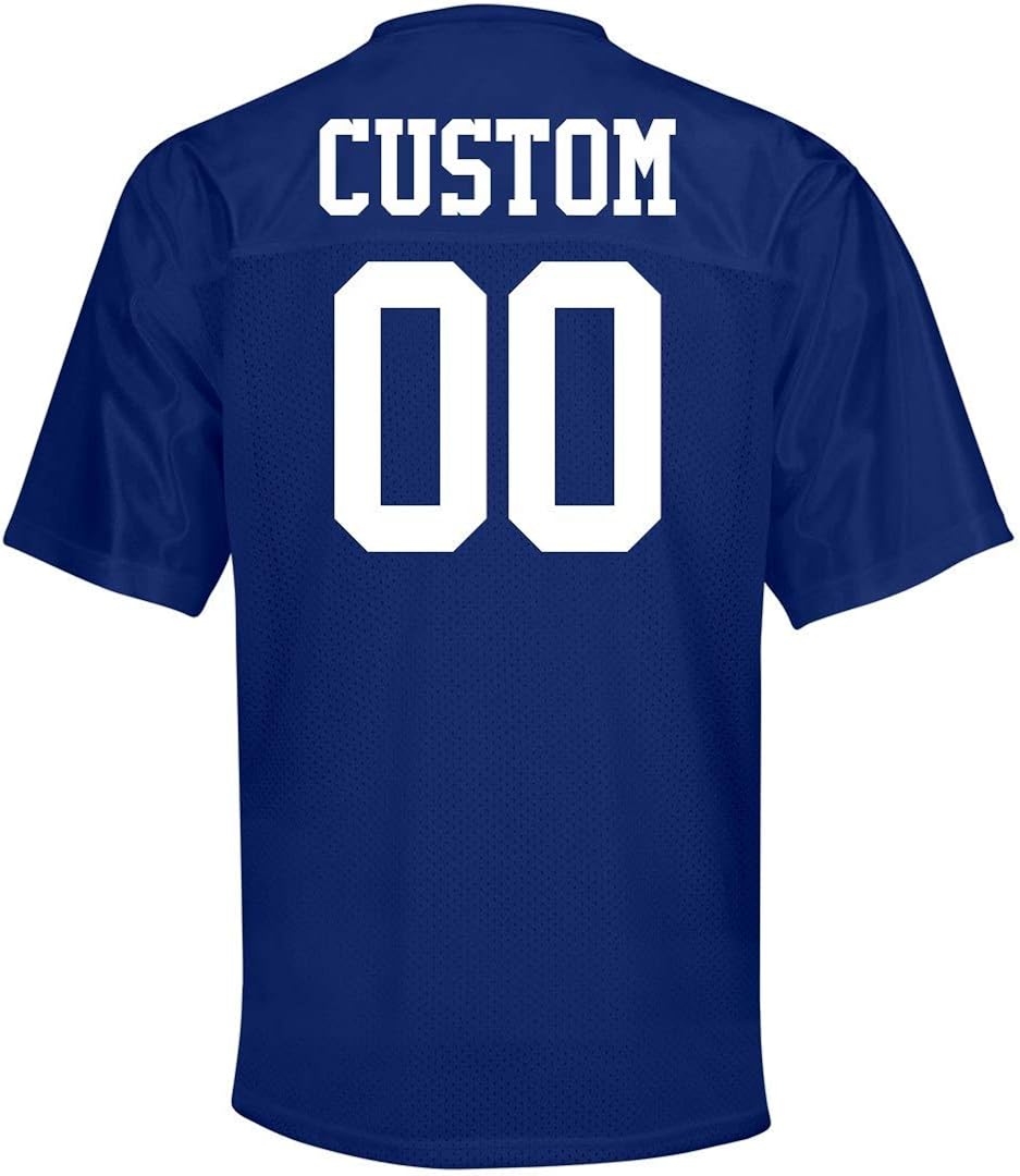 Custom Name Number Mesh Football Jerseys Unisex Mesh Football Jersey