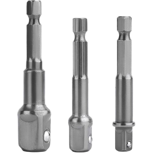 5-teiliges SDS Plus Adapter-Set – 1/4", 3/8", 1/2" Innensechskant Treiber Für Hammerbohrer & Schlagschrauber
