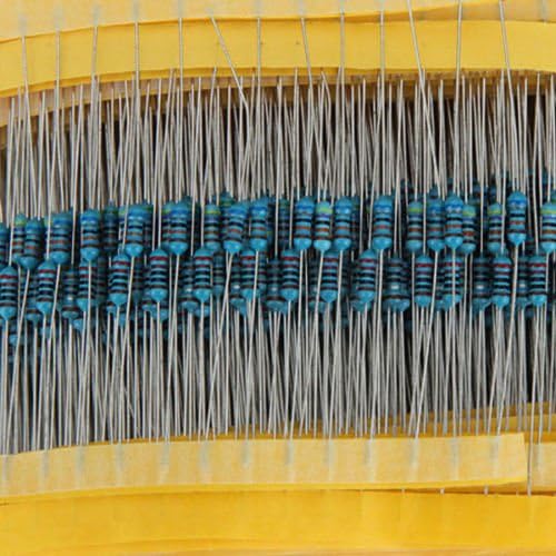 Jia Jia Trade 1800PCS/pack of 30 Values 1/4W 1% Metal Film Resistors Resistance Assortment Kit Set Low noise