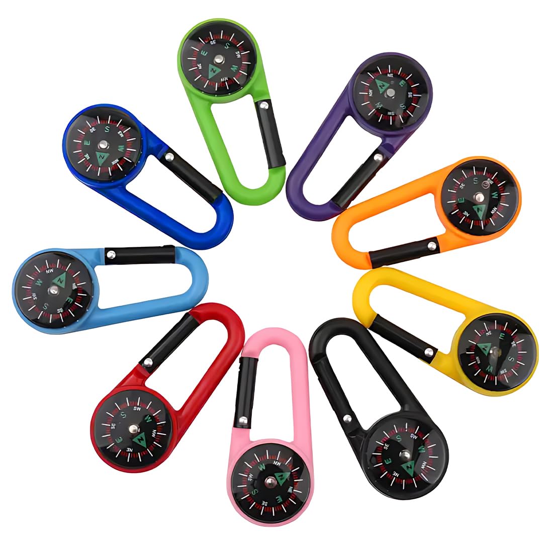 MenYiYDS 9 PCS MINI PLASTIC MOUNTAINEERING TUCK GUIDE PACK SMALL GUIDE PAPER KEYCHAIN SURVIVAL GUIDE BAG HIKE CONCOSE POINT KIDS OUTDOOR OUTDOOR CAMPING