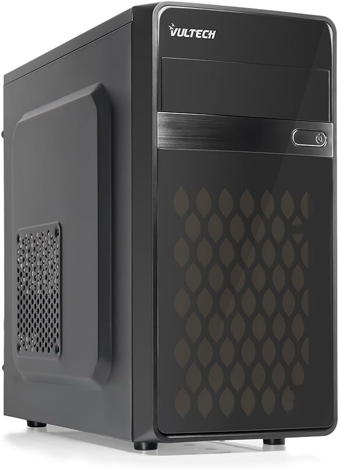 Vultech gs-2678 Micro ATX Case with 500 W Power Supply, Black: Amazon ...