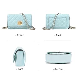 BOYATU Quilted Crossbody Bags for Women: Genuine