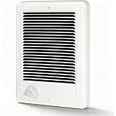 CSC151TW Electric Wall Heater Complete Unit With Thermostat(Part:67509) | 1500 Watt, 120 Volt, 5120 BTU (Model: CSC151TW, Part: 67509)