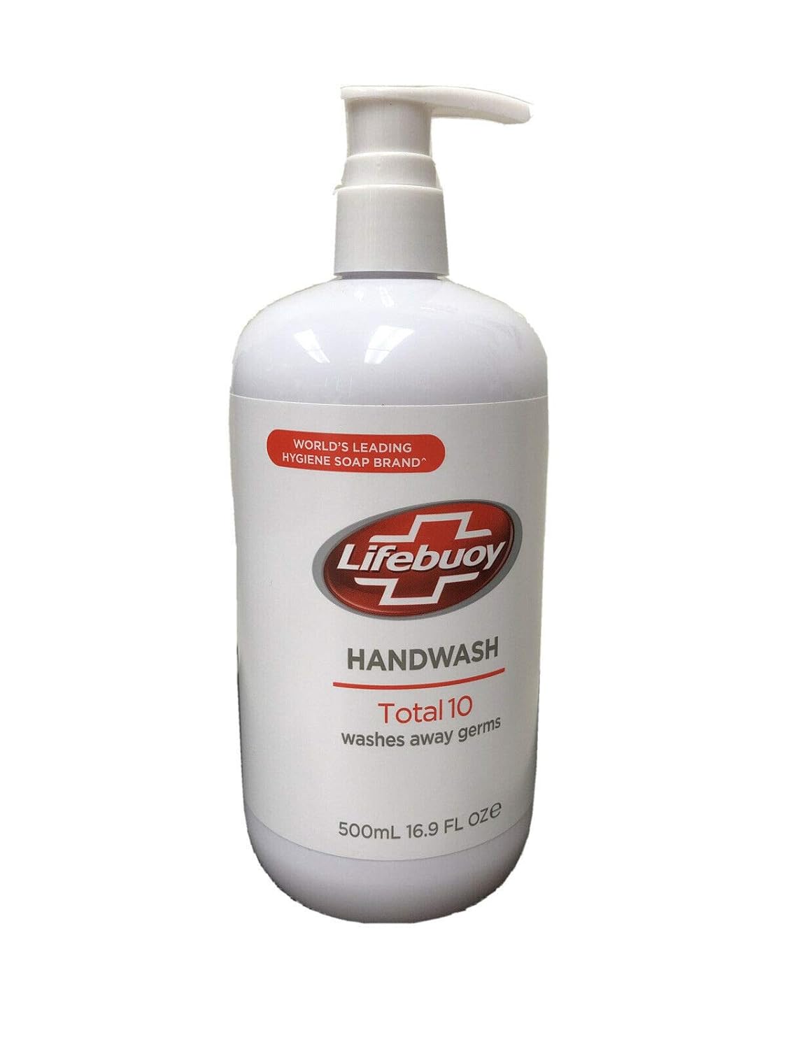 Lifebuoy Handwash Total 10, washes away germs, 16.9 fl oz, 500 ml : Beauty