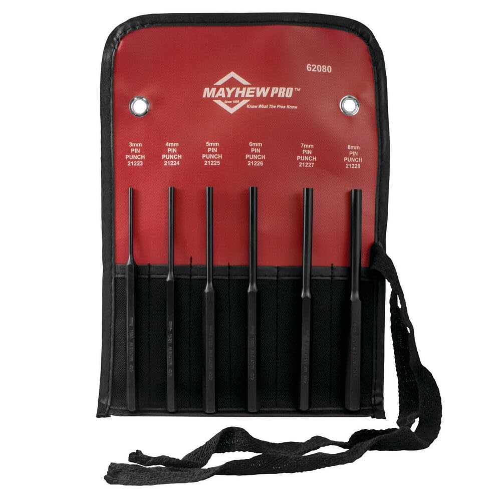 Mayhew MA4101K Punch Pin Set 6pc Metric