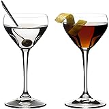 Riedel Drink Specific Glassware Nick & Nora Cocktail Glass, 2 Pieces, 4 oz, Clear