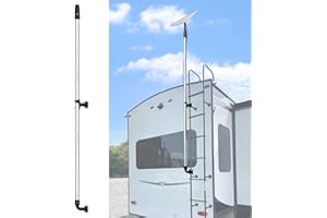 Altyostar Starlink Ladder Pole with RV Ladder Mounting Bracket Kit(Fit for Starlink 2nd Generation)