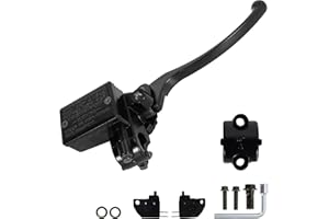 RUTU 7/8"Brake Master Cylinder,Front Right Brake Lever For Honda TRX250 TRX300 CX500 CB750 FT500 GL500 FL250 CBR 750 Foreman 400 Rancher 400 Recon 250 Sportrax FourTrax,Hydraulic Brake Master Cylinder